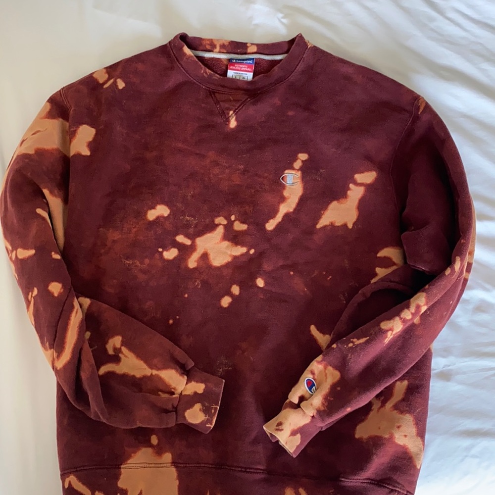 Champion tie dye sweatshirt